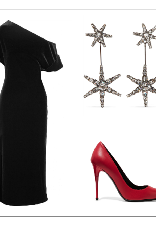 اطلالة كاجوال بأسلوب راقي بالحذاء الأحمر العملي