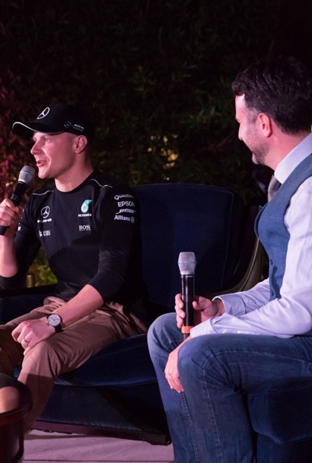 استضاف برنامج "ضيف ستاروود المفضل" ،وهو برنامج ولاء العملاء التابع لشركة "ماريوت الدولية" للفنادق والضيافة ، الفائز بجائزة أبوظبي الكبرى للفورمولا 1 2017 الفنلندي فالتيري بوتاس