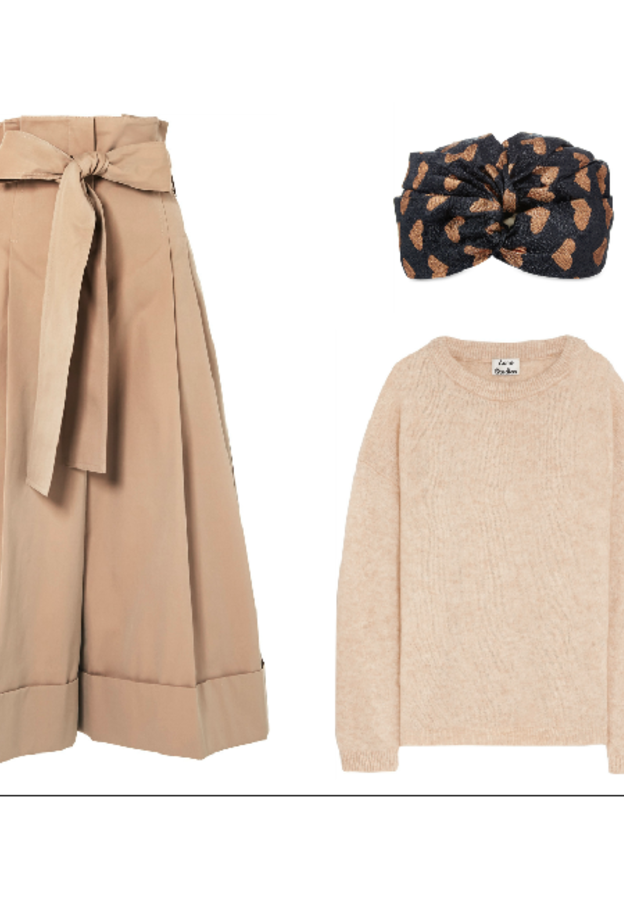 اطلالة نهارية كاجوال بالجينز مع التربان الصوفي