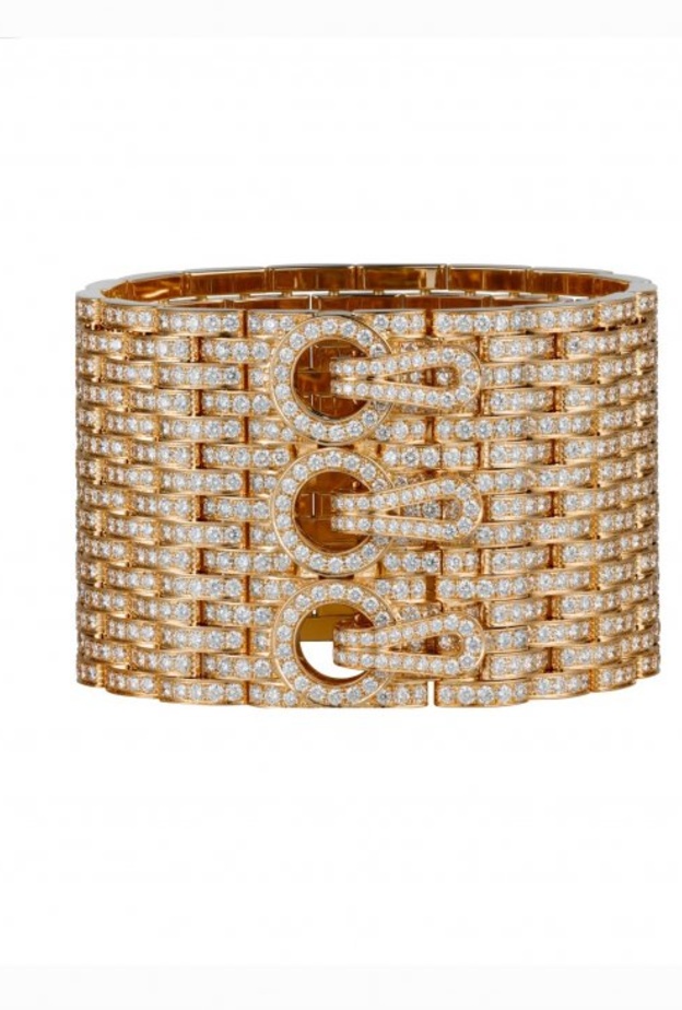 أسوارة كارتير من الذهب والماس