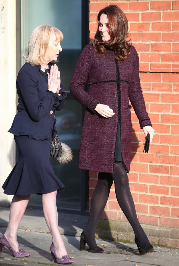 أناقة ملابس كيت ميدلتون برفقة الاولاد