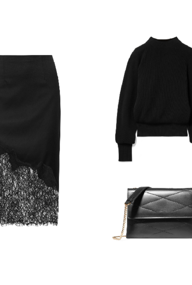 اطلالة شبابية في توب من الدانتيل مع بنطلون جينز