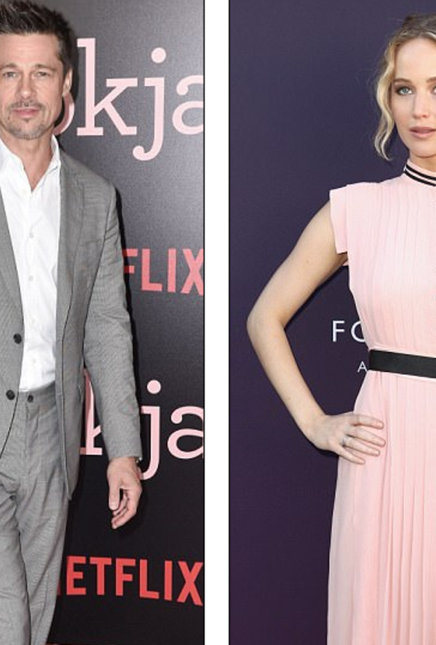 براد بيت وجينيفر لورانس