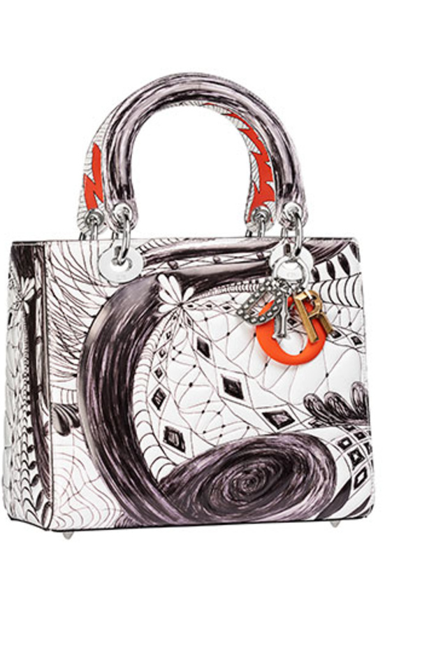 حقيبة DIOR LADY ART JOHN GIORNO