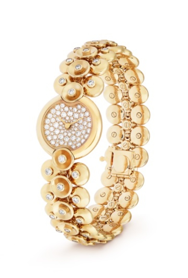 ساعة ذهب بوشرون مع الماس من Serpent Boheme