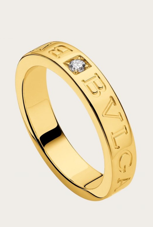 خاتم خطوبة من لازوردي بالذهب الاصفر