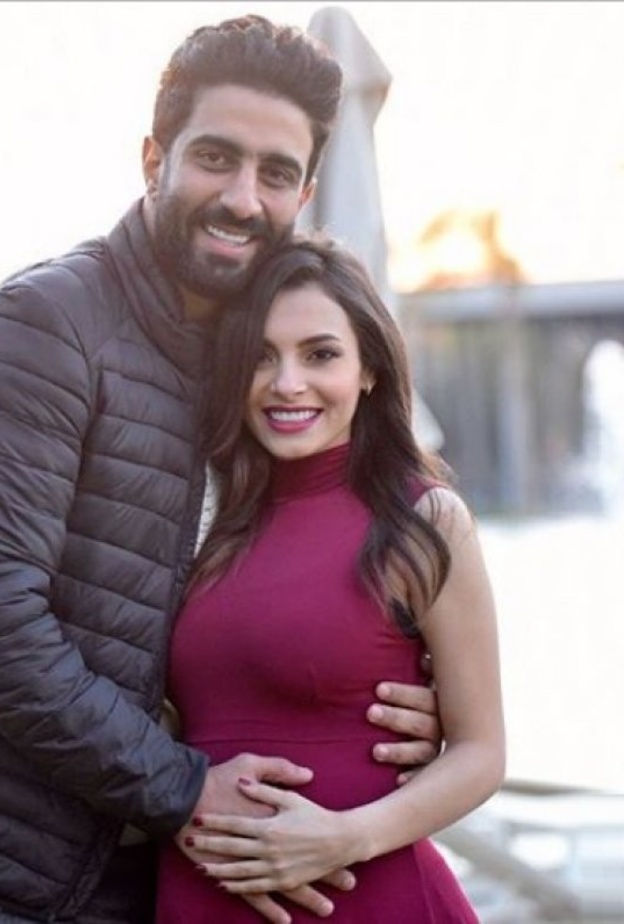 كارمن سليمان مع زوجها 