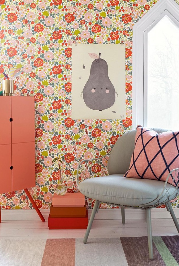 ورق جدران ملون برسوم طبيعية