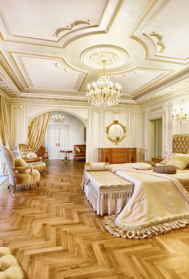 غرفة نوم كلاسيك وفاخرة