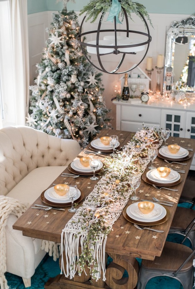 ترتيب طاولة طعام أنيقة من تصميم Design Thusiasm