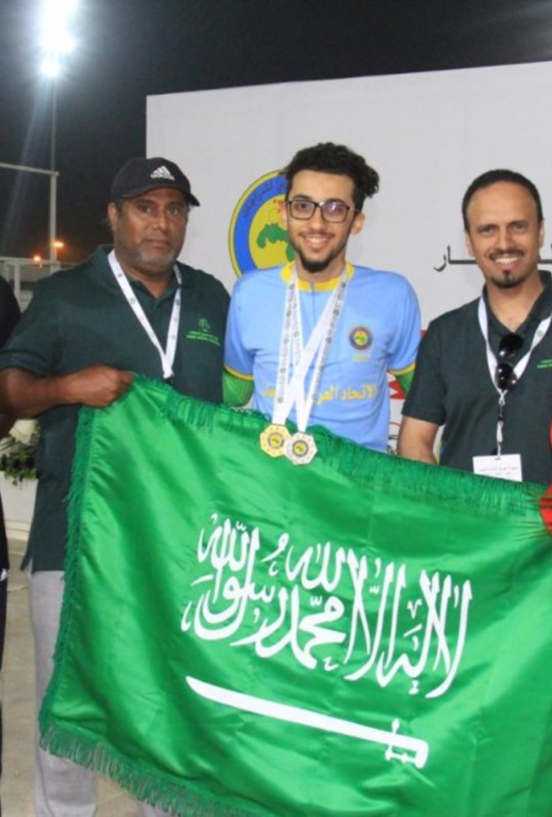 المنتخب السعودي في البطولة العربية الثامنة للمضمار