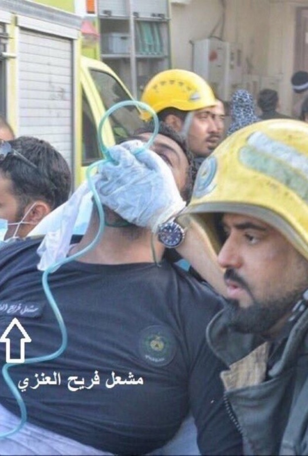 مشعل العنزي يخاطر بحياته من اجل طفله