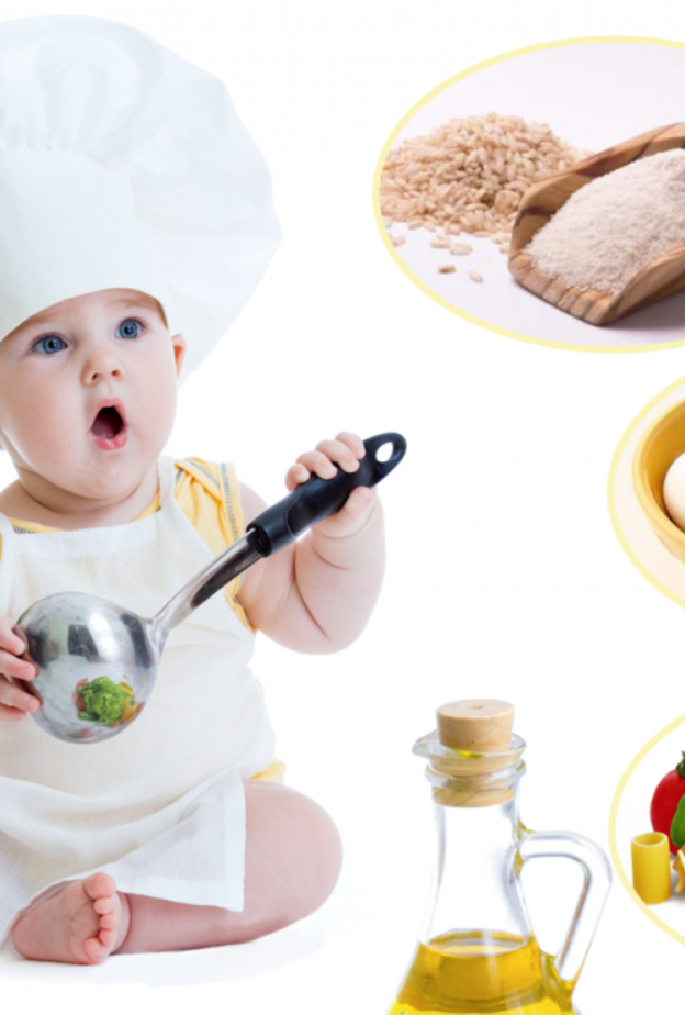 تقديم الوجبات مهروسة وسهلة البلع اثناء تغذة الطفل بعد عامه الاول