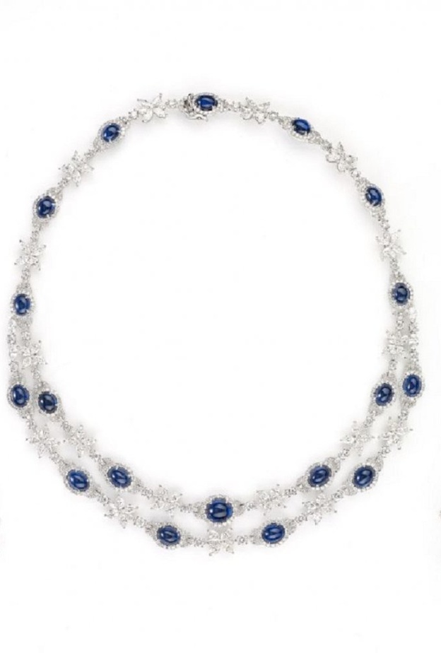 طقم مجوهرات من لازوردي