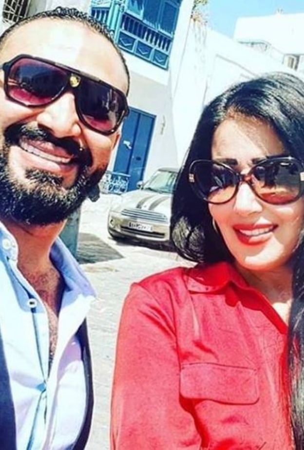 سمية الخشاب واحمد سعد واولاده