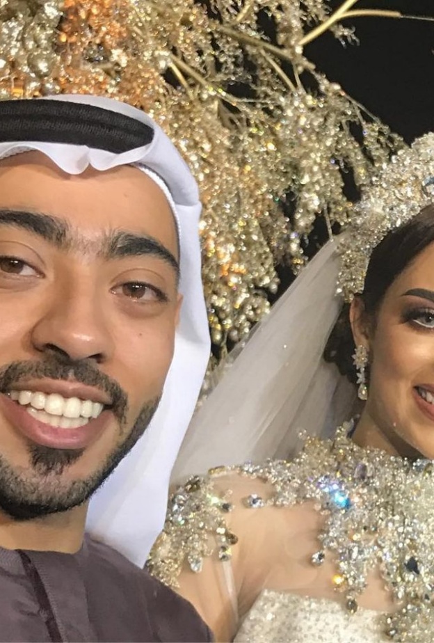 بلقيس بفستان الزفاف