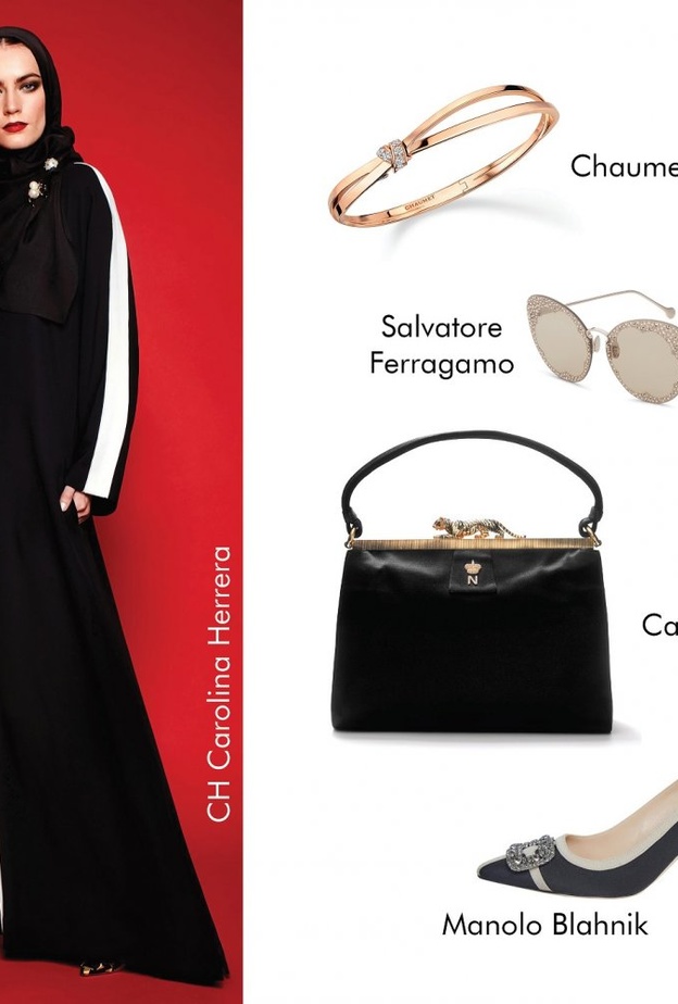  بساطة راقية بعباءة من CH Carolina Herrera