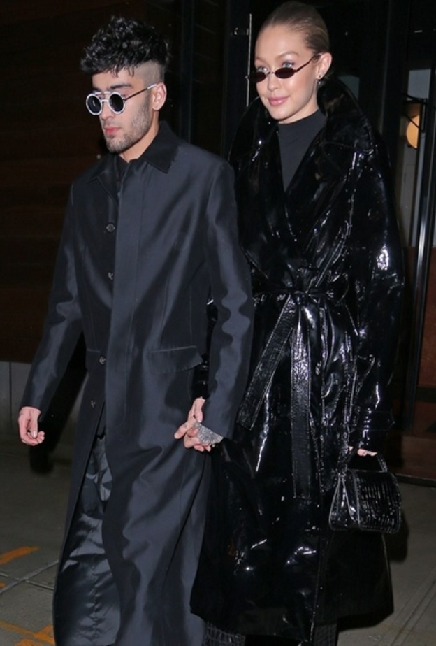 جيجي حديد مع زين مالك في عيد ميلاده