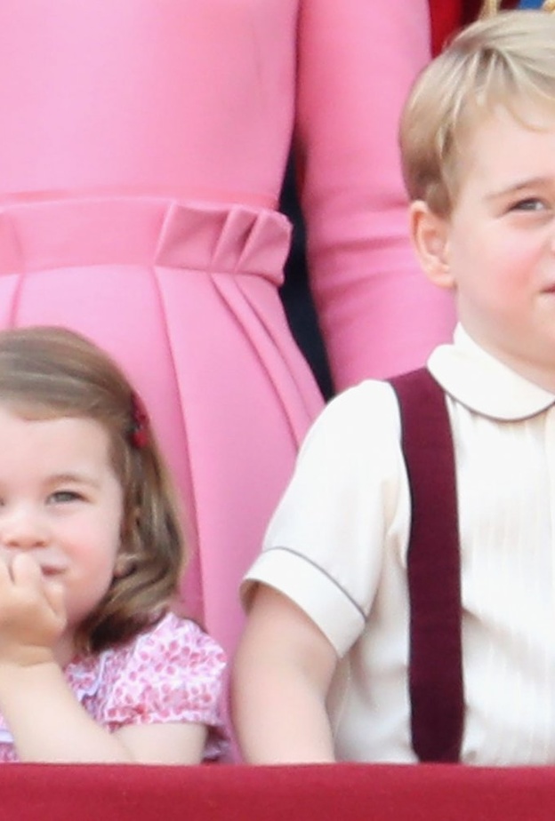 الأميرة تشارلوت في اول يوم حضانة