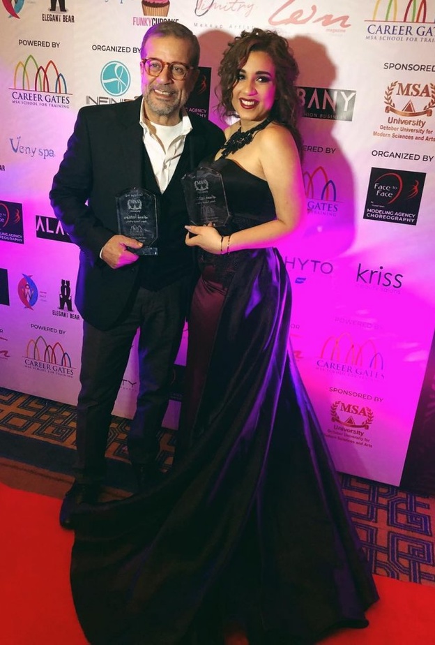 شريف منير وابنته