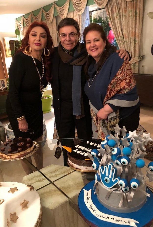 عيد ميلاد دلال عبد العزيز ونبيلة عبيد