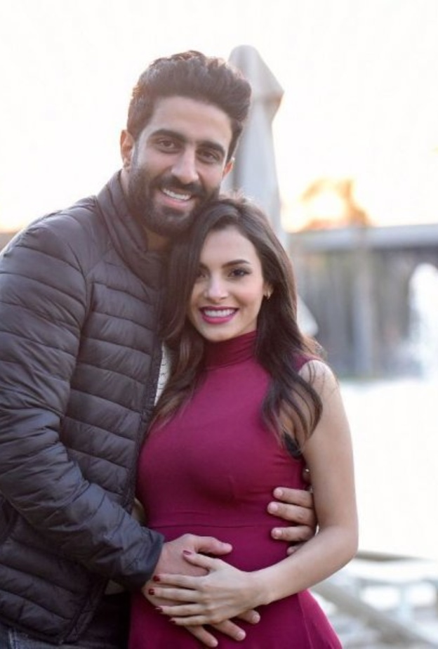 كارمن سليمان مع زوجها 