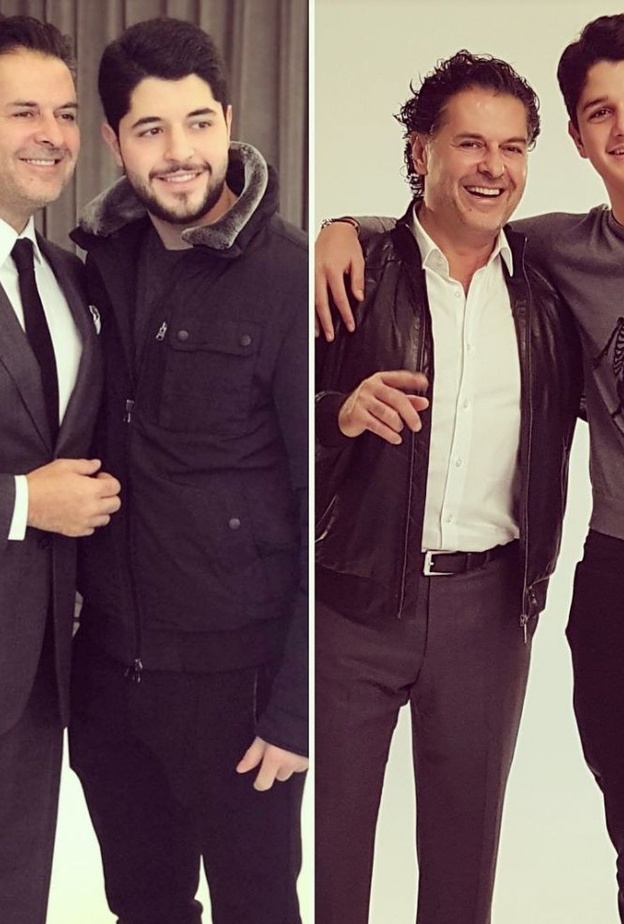 راغب علامة ونجليه