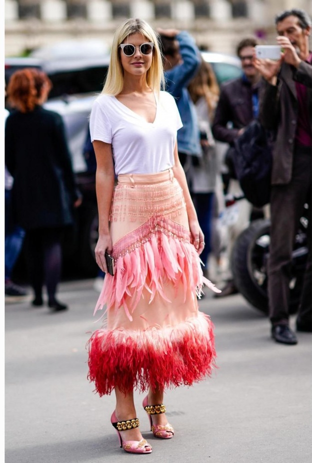 الريش موضة جريئة ومبتكرة