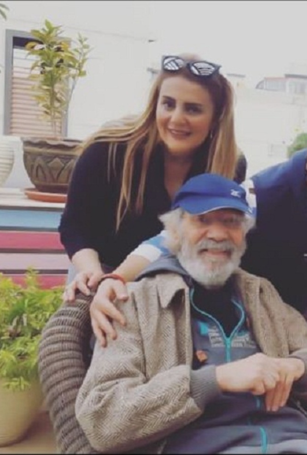 محمود ياسين وابنته وزوجها