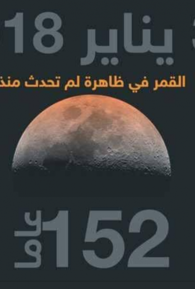 خسوف القمر اليوم الاربعاء