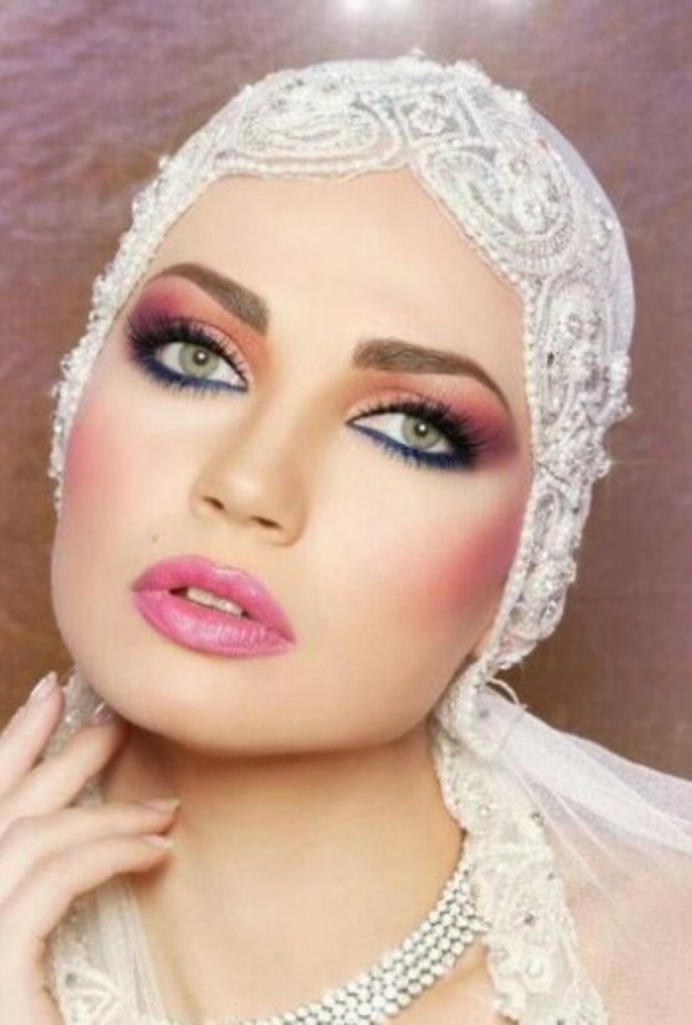 مكياج العروس المحجبة