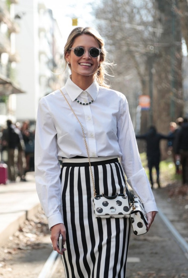 لمختلف المناسبات والمشاوير عليك بتنسيق باللونين الأسود والأبيض