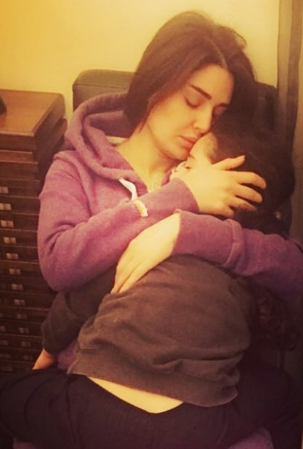 سيرين عبد النور وابنتها