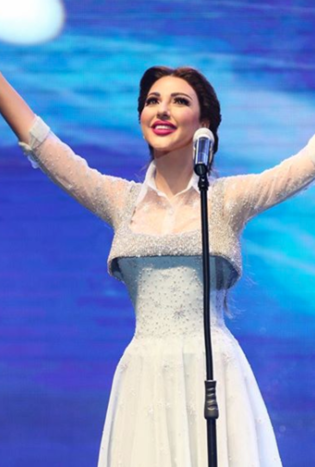 ميريام فارس في تصميم من رامي قاضي