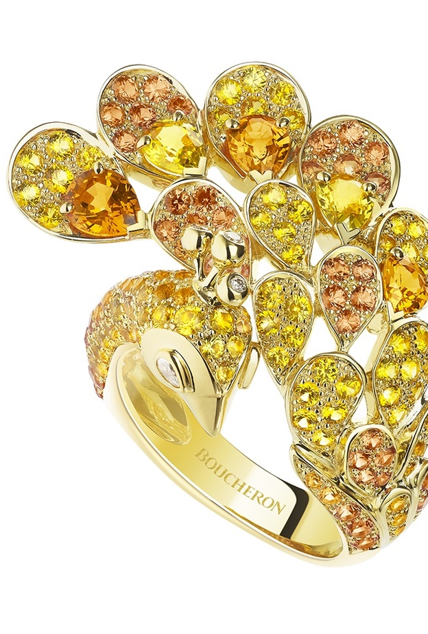 خاتم مرصع بالياقوت الأصفر من تيفاني آند كو Tiffany & Co 