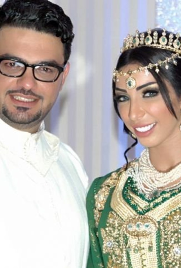 دنيا بطمة وزوجها محمد الترك