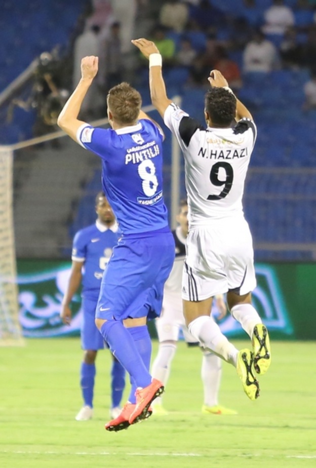 مباراة الاهلي والفيحاء 1-1