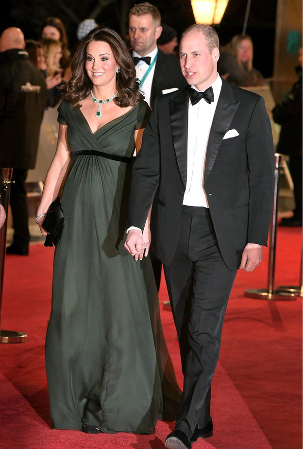وصول الاميرة كيت ميدلتون kate Middleton الى حفل جوائز البافتا BAFTA لعام 2018