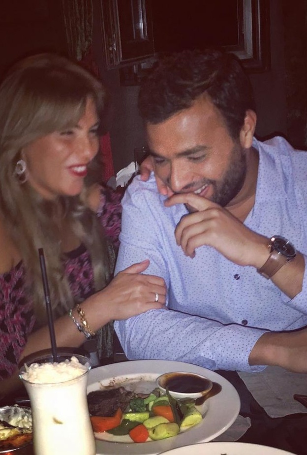 رامي صبري وزوجته