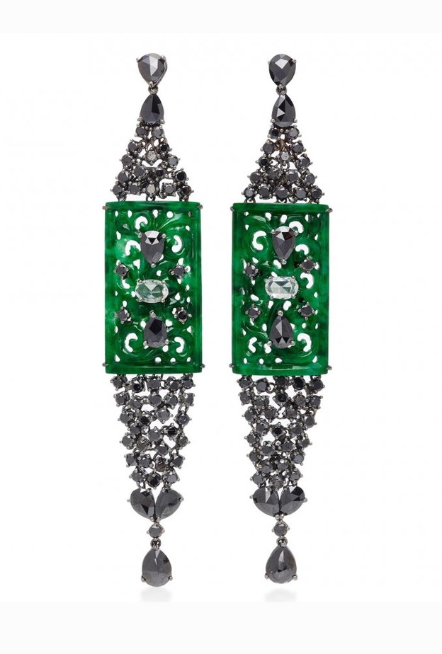 أقراط فاخرة لسهرات 2018