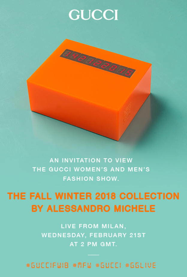 عرض أزياء Gucci