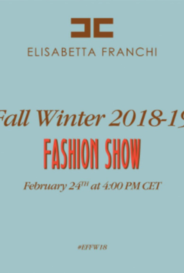 عرض أزياء ELISABETTA FRANCHI لخريف شتاء 2018