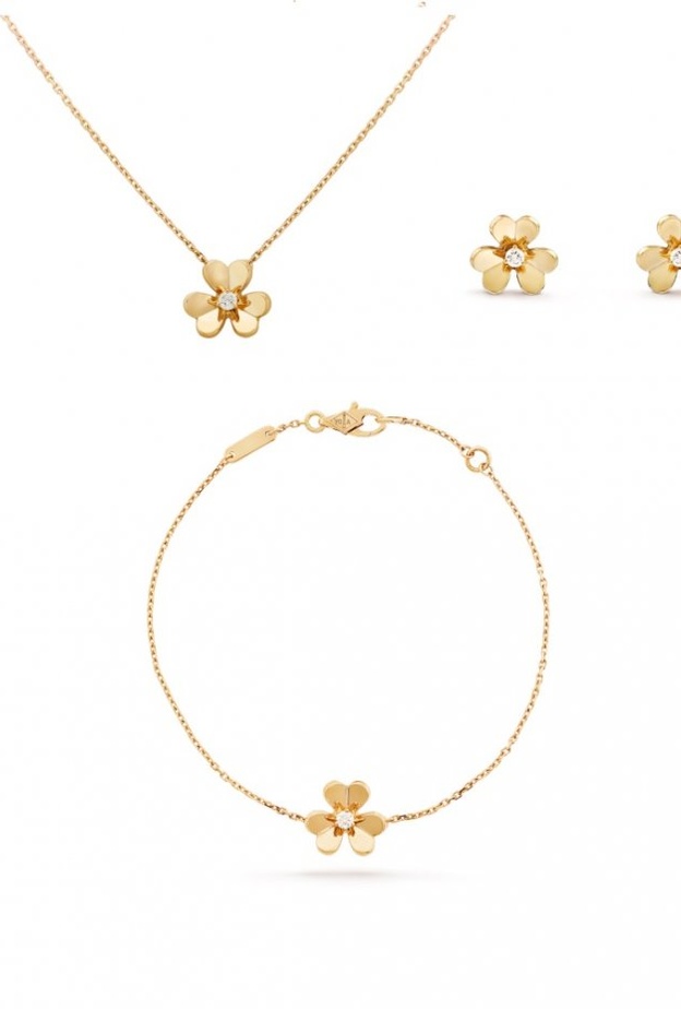 طقم برنت نيل من الذهب والفيروز والماس