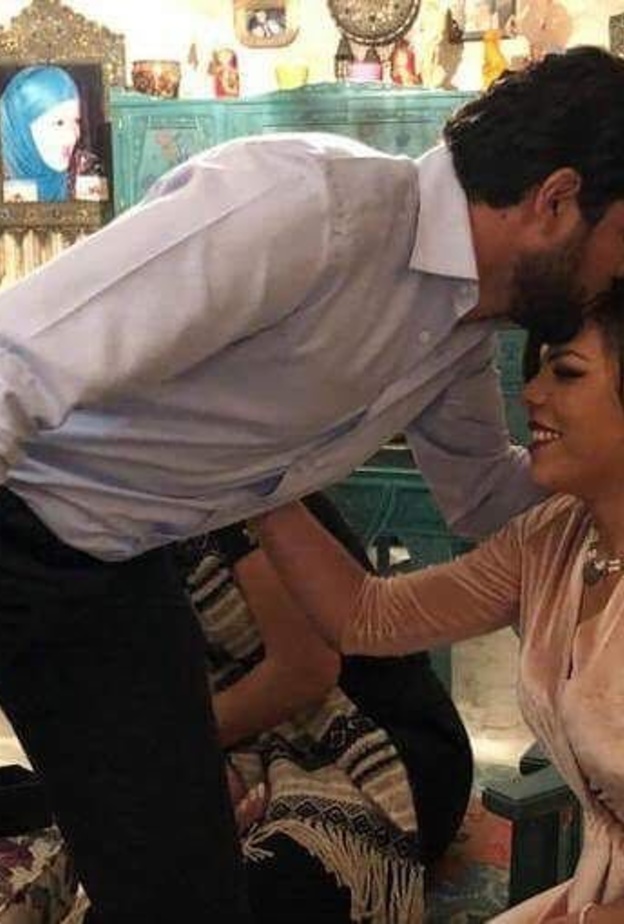 ناهد السباعي وخطيبها