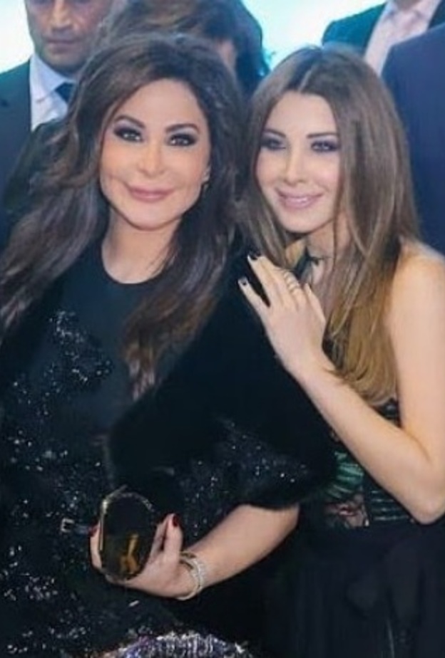 ناسي عجرم واليسا في حفل اطفال التوحد