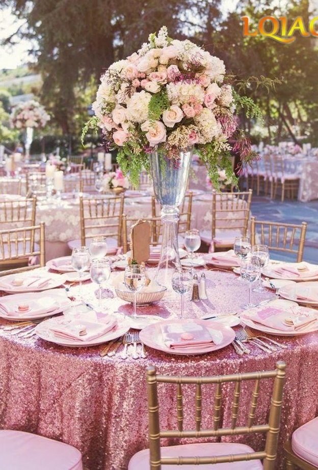 طاولات مميزة لحفل الزفاف