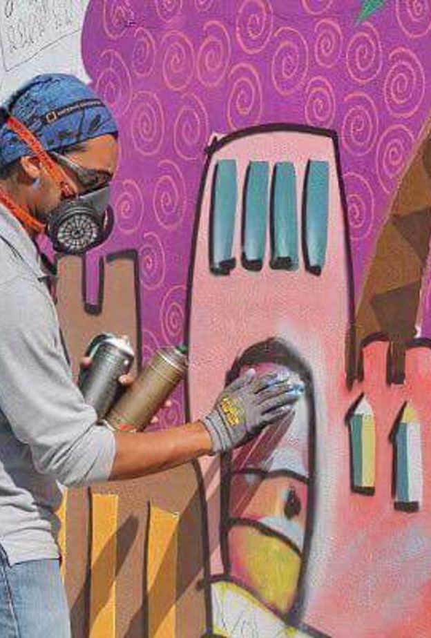 مبادرة ديرتنا ملونة بإبداعات 55 فنان و فنانة في المنطقة الشرقية