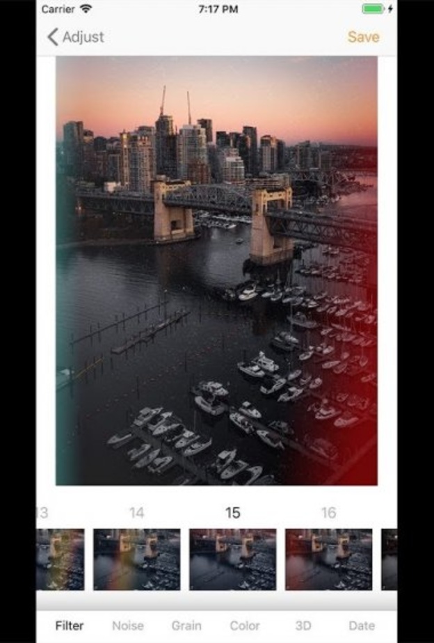 يمنح التطبيق الصور نظرة فنية مميزة و مختلفة