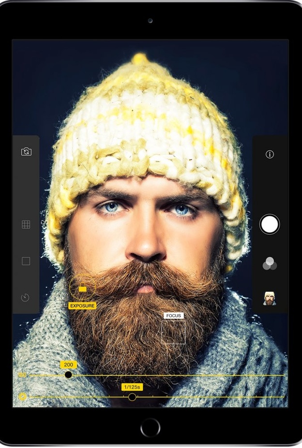 يوفر التطبيق مجموعة من الفلاتر الحية التي يُمكن استخدامها لتحسين الصور و معاينتها