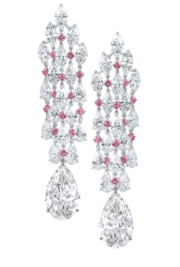 مجوهرات الألماس الوردي .. أناقة تخطف الأنفاس